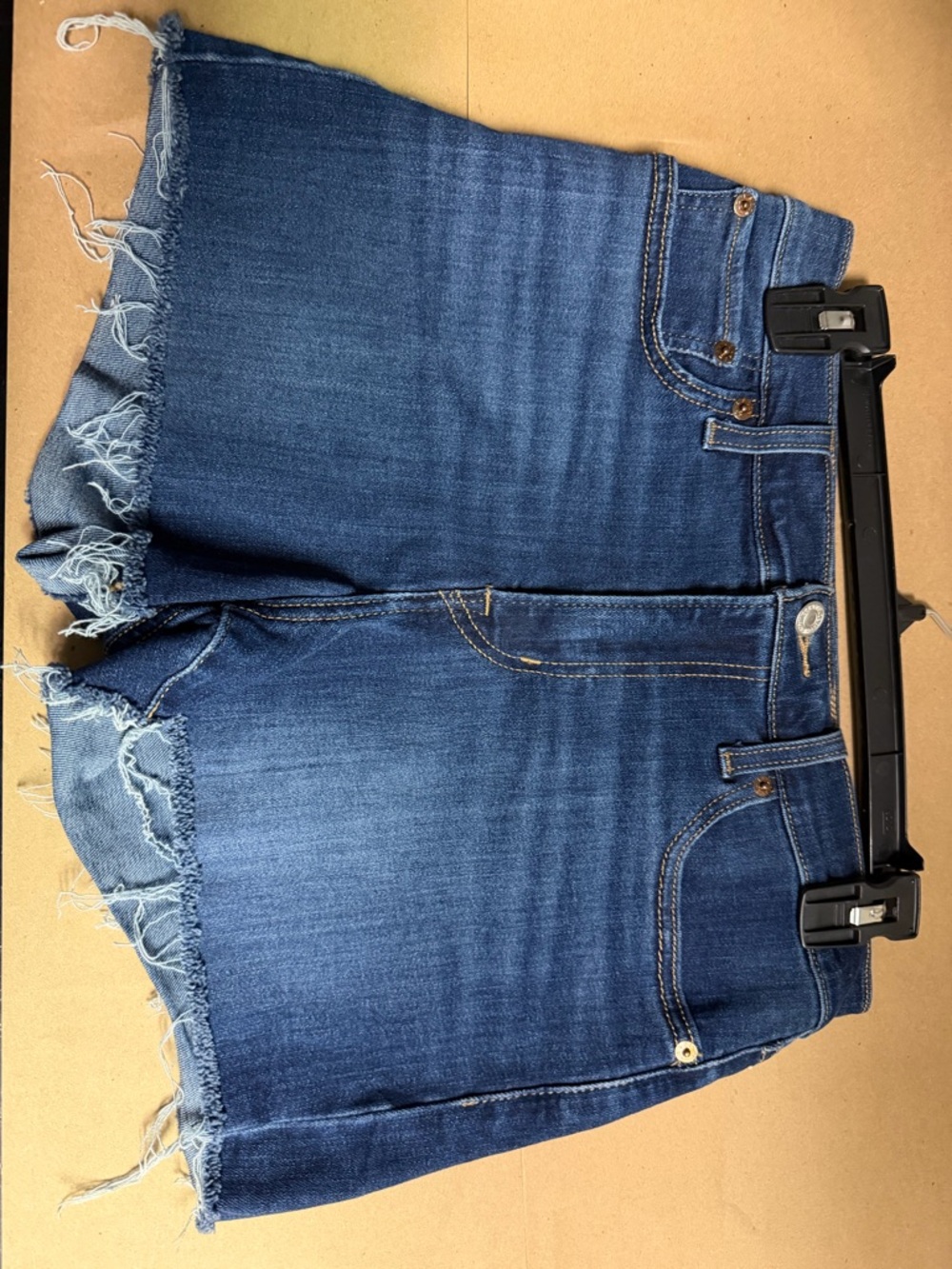 Women's Dark Blue Denim Jean Shorts